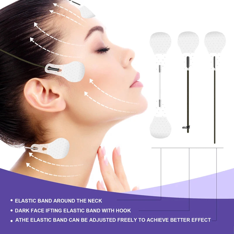 Invisible Face Lift Tape V-Shape Lifting Patches – 40 Pcs