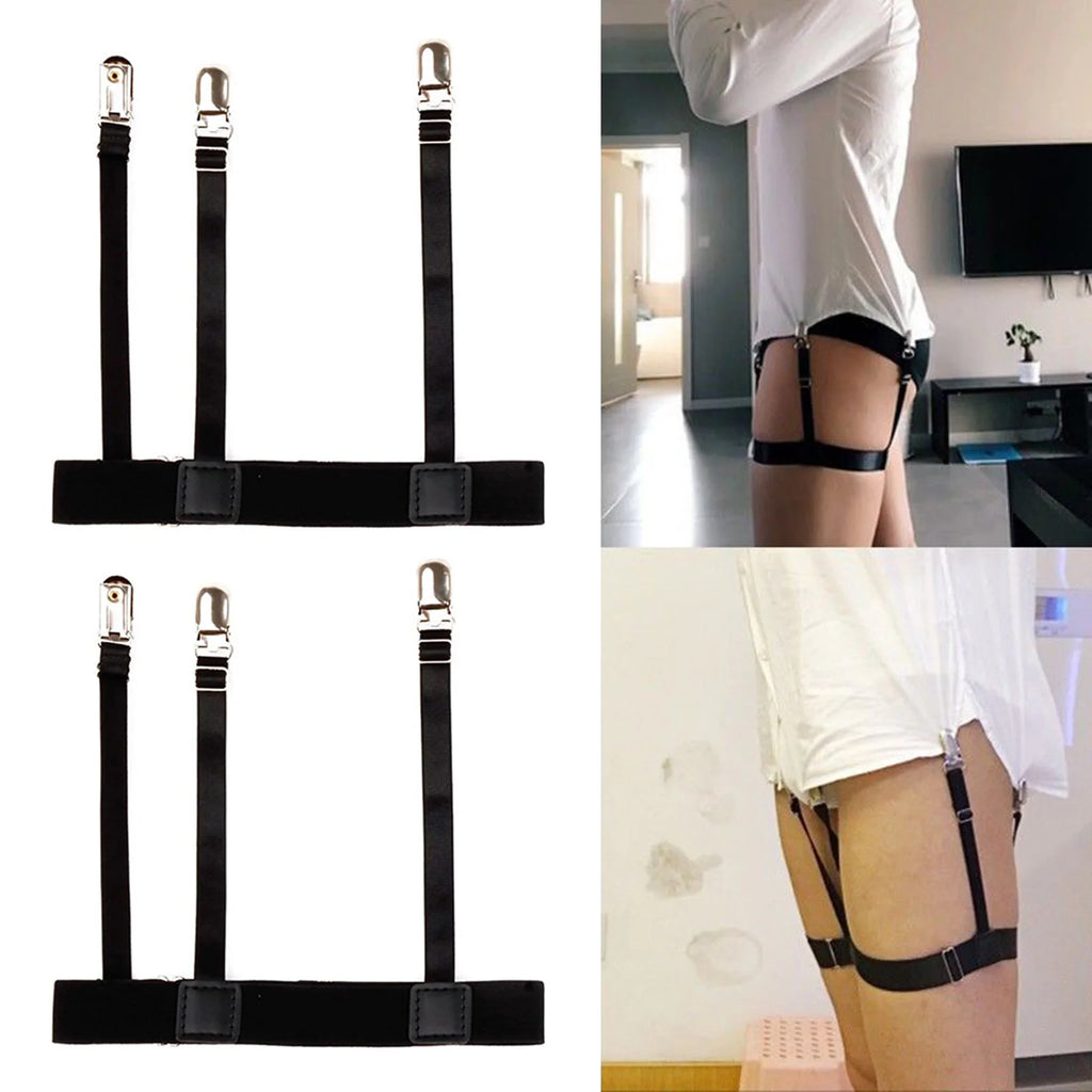 Shirt Stay Clips Hidden Suspender Belt – Men & Women