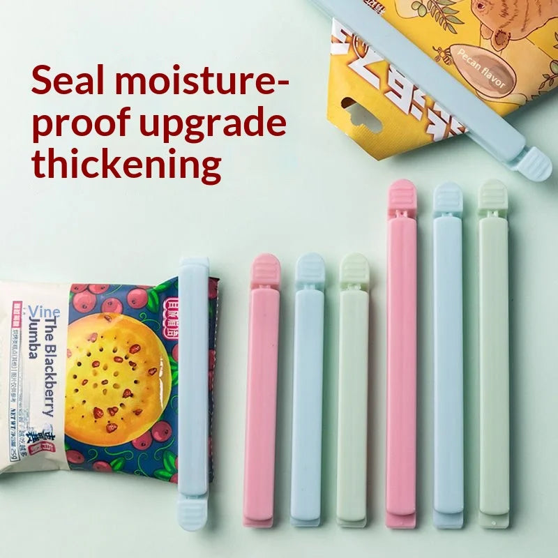 Plastic Food Bag Sealing Clips – Snack & Storage Clamps