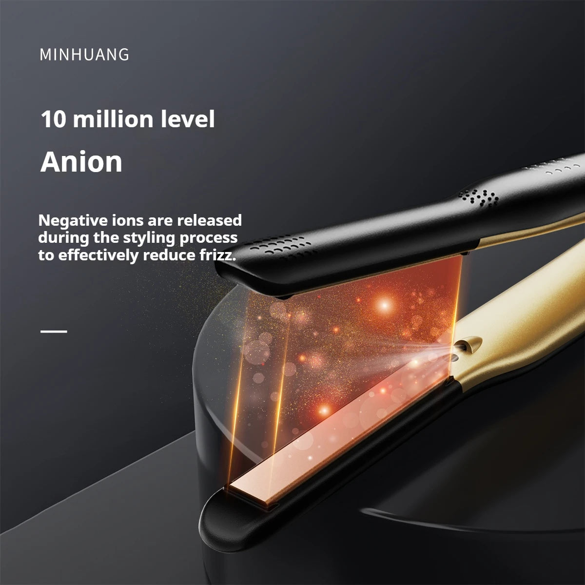 Mini Ceramic Flat Iron – Negative Ion Hair Straightener & Curler