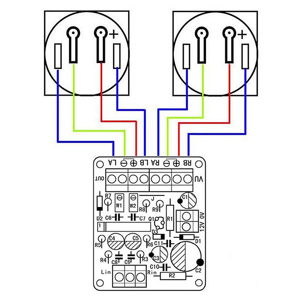 500μA Panel VU Meter Warm Backlight – Audio Level Amp Meter