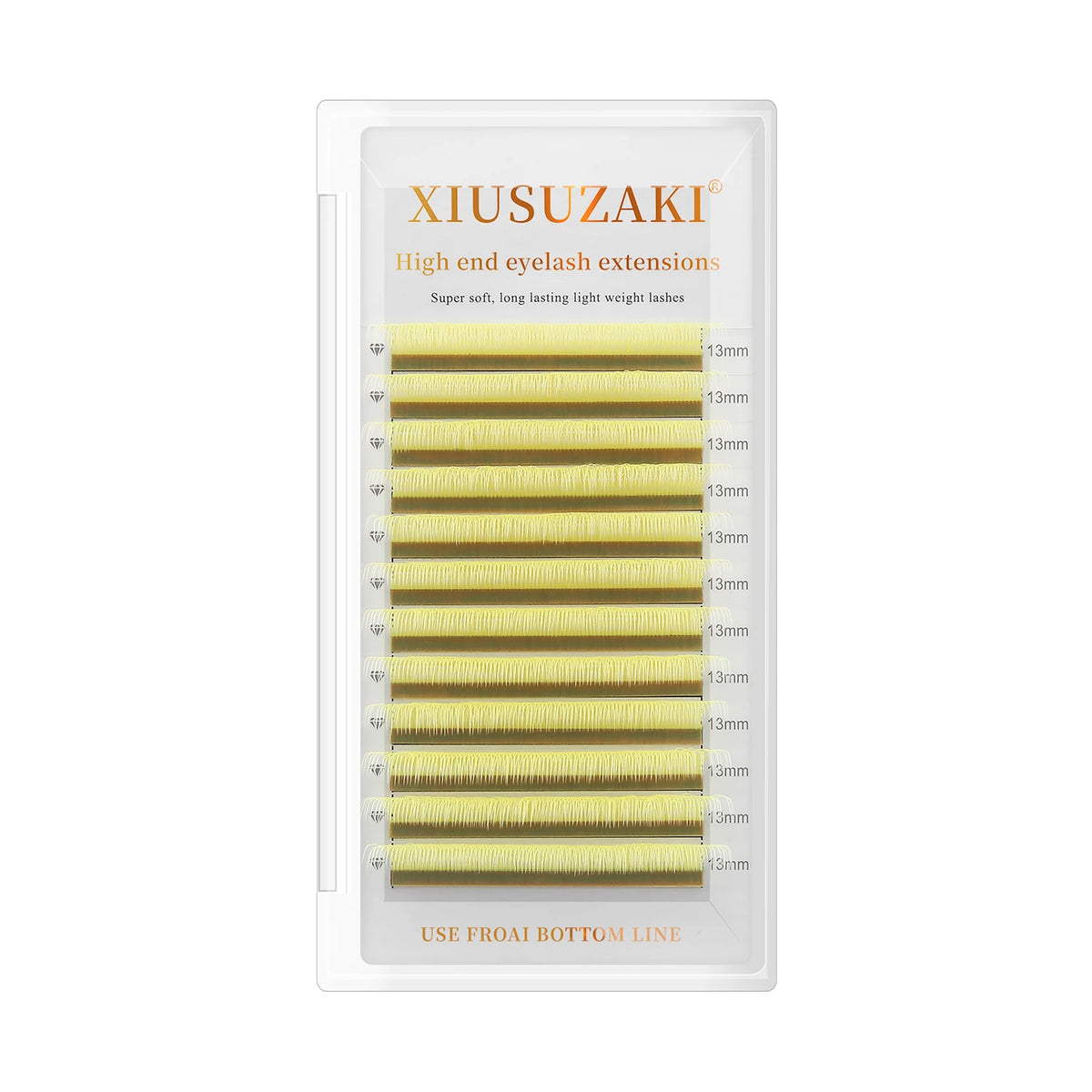 XIUSUZAKI Colorful 3D W Shape Volume Fan Lash Extensions