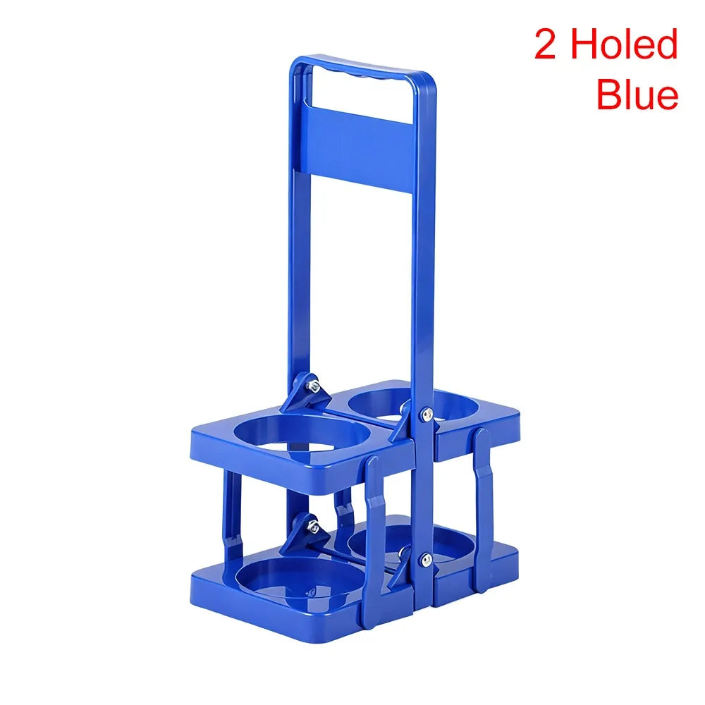 Foldable Beer Bottle Carrier 6-Slot Reusable Plastic Drink Holder
