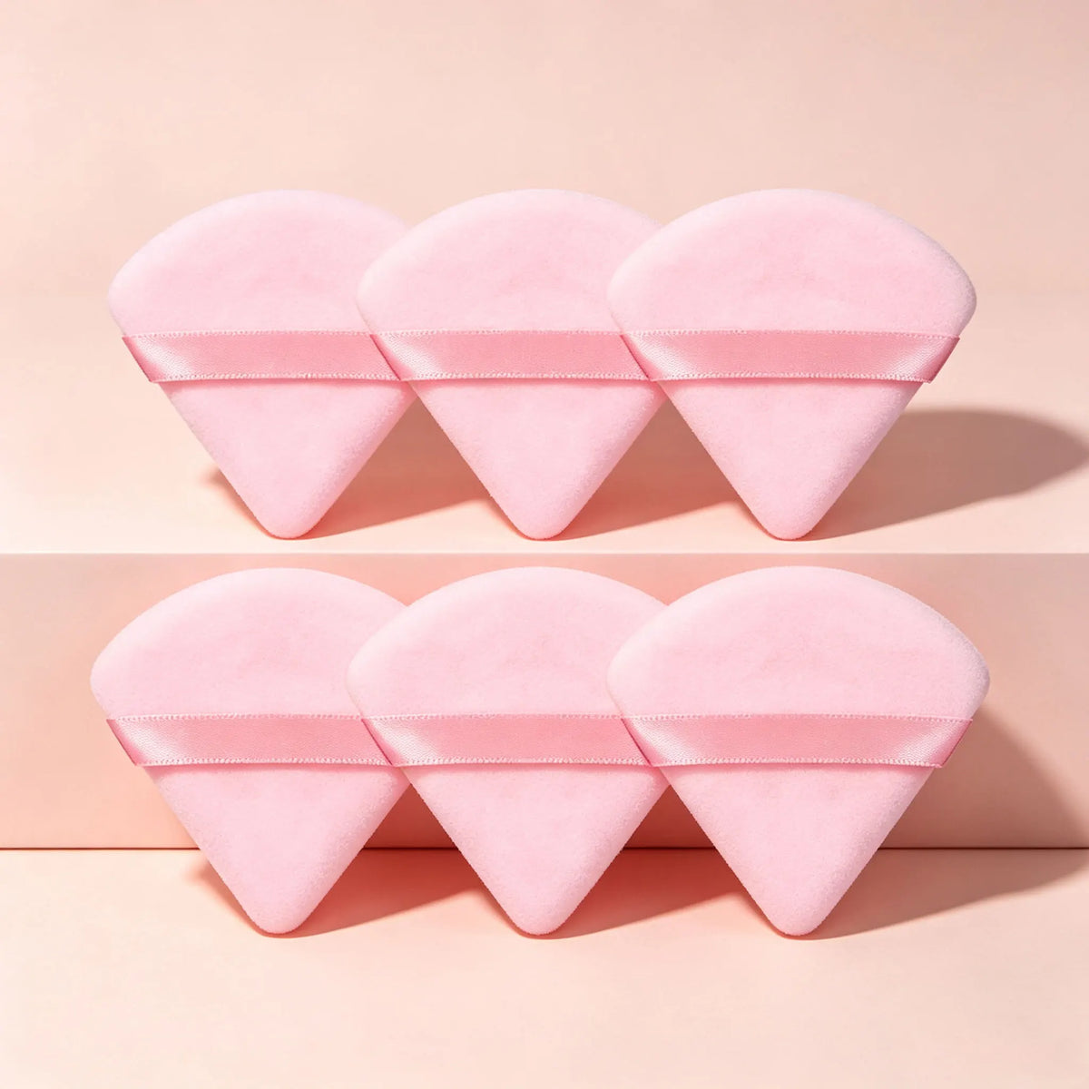 Triangle Powder Puff Set – Reusable Makeup Sponges 3/5 Pc
