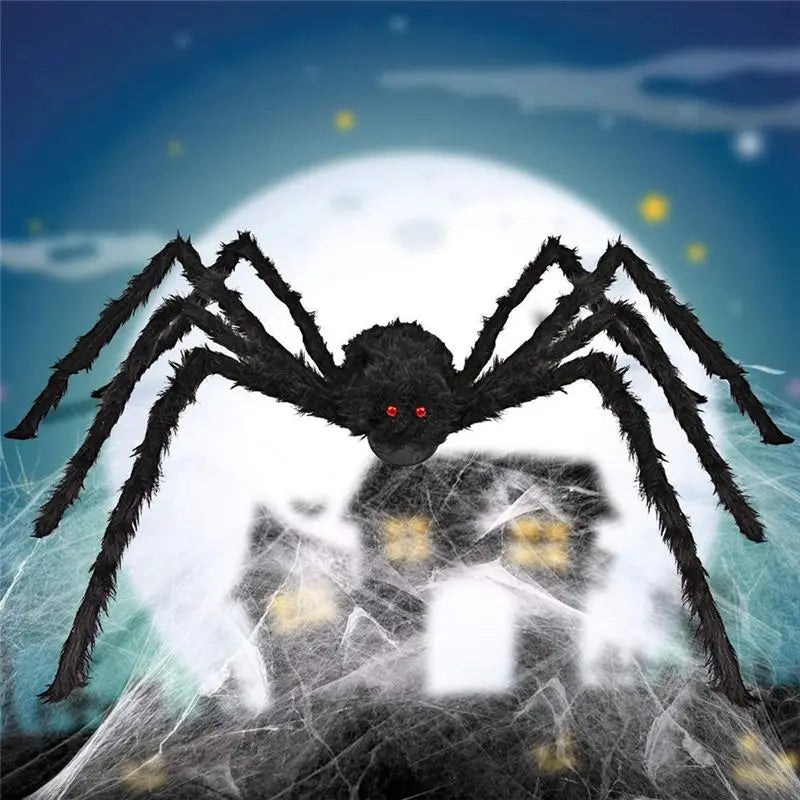 Halloween Spider Decorations Set of 3 – Hairy Bendable Props