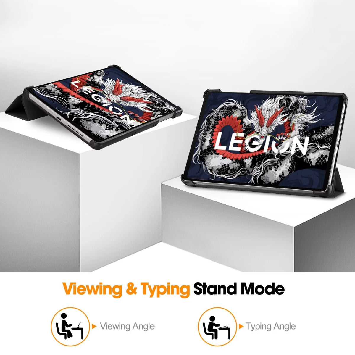 Tri-Fold PU Case for Lenovo Legion Y700 Gen 3 8.8" Tablet