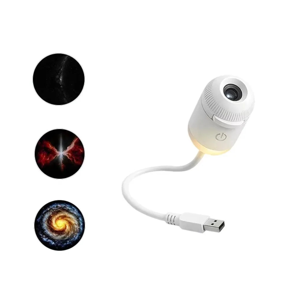 VIBE Galaxy Star Projector 360° Rotation Adjustable Brightness