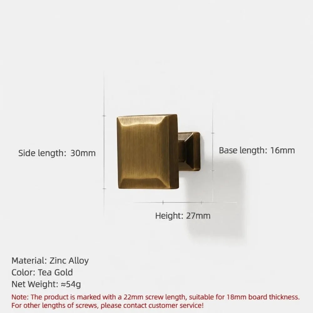 Zinc Alloy Cabinet Door Handle – Brushed Nickel Drawer Knob