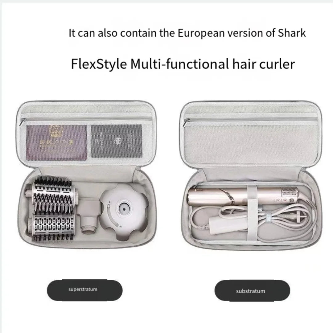 Double-Layer Travel Case for Dyson Airwrap & Shark Flexstyle