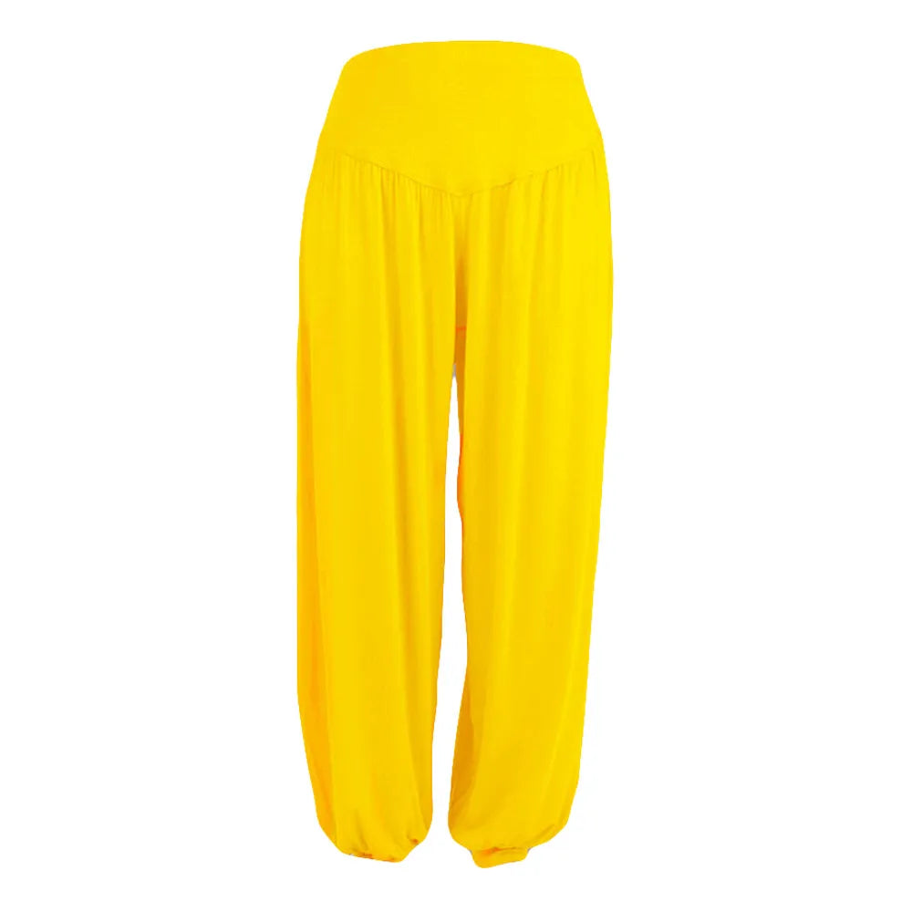 Women's Loose Harem Yoga Pants – High Waist Dance Trousers