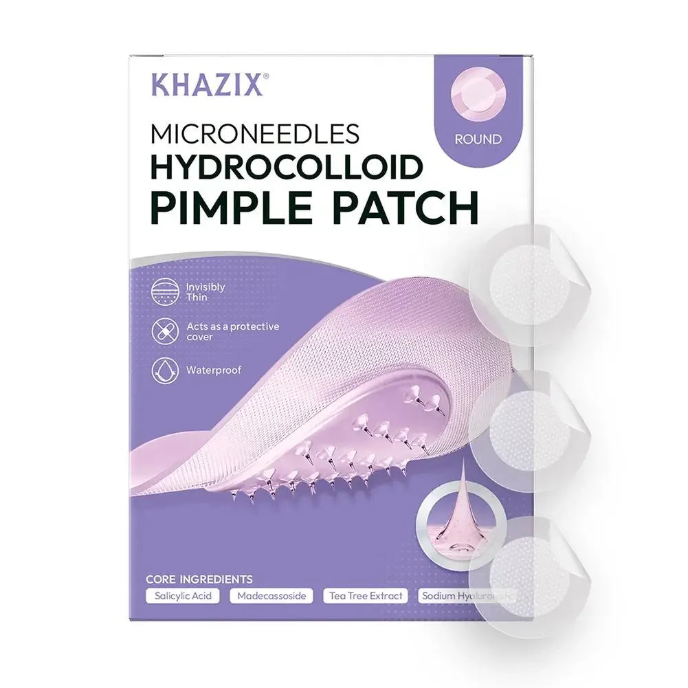 Hydrocolloid Acne Patches Invisible Microneedle Blemish Stickers 24pc