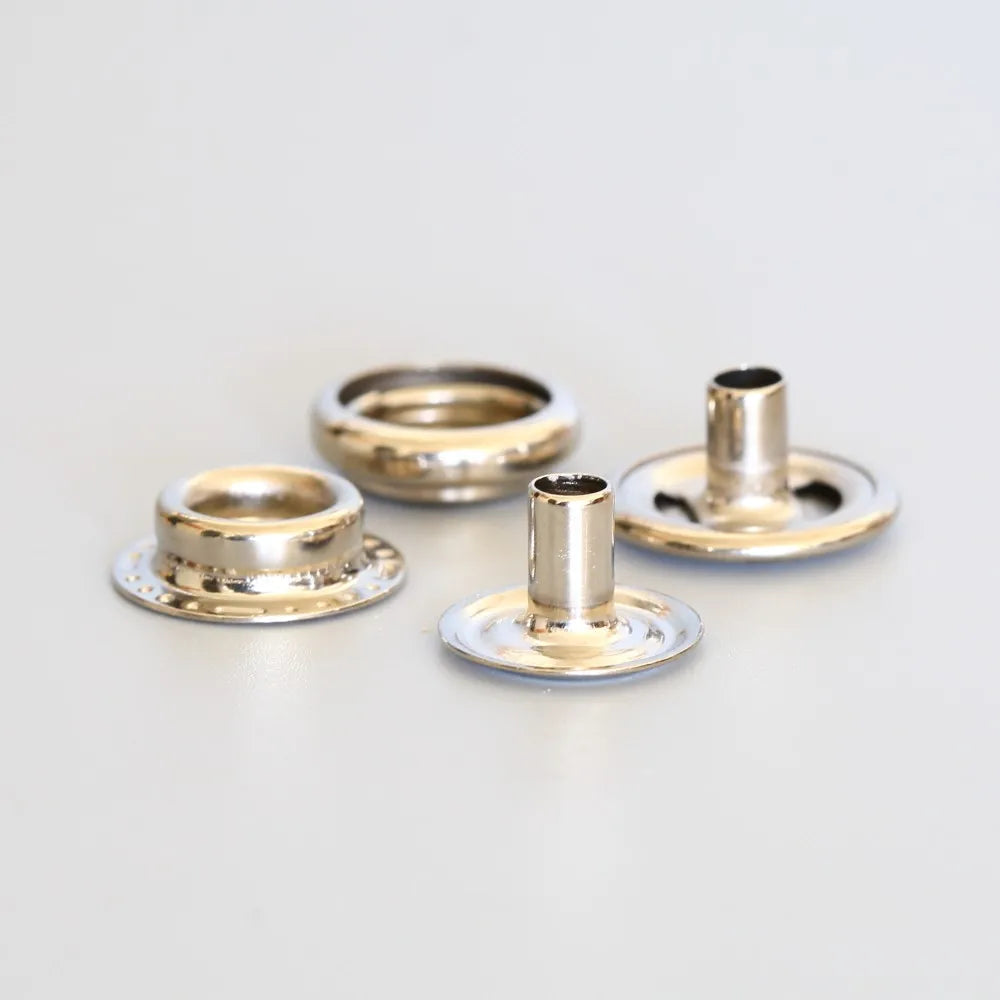 Thickened Brass 4-in-1 Long Foot Seam Buckle for 3–4mm Leather