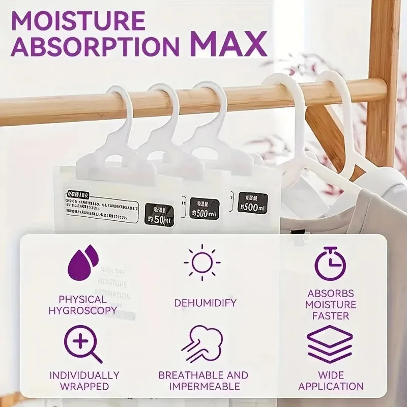 VIBE Hanging Dehumidifier Bags – Closet Moisture Absorber