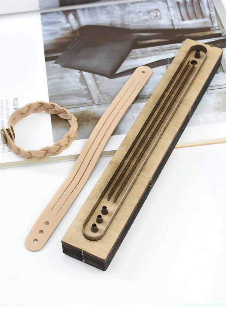 Three-Strand Bracelet Leather Cutting Knife Mold DIY Kit