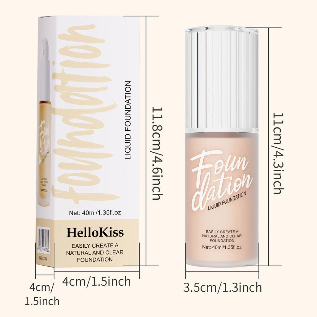 OREADEX Matte Liquid Foundation – Waterproof Full Coverage