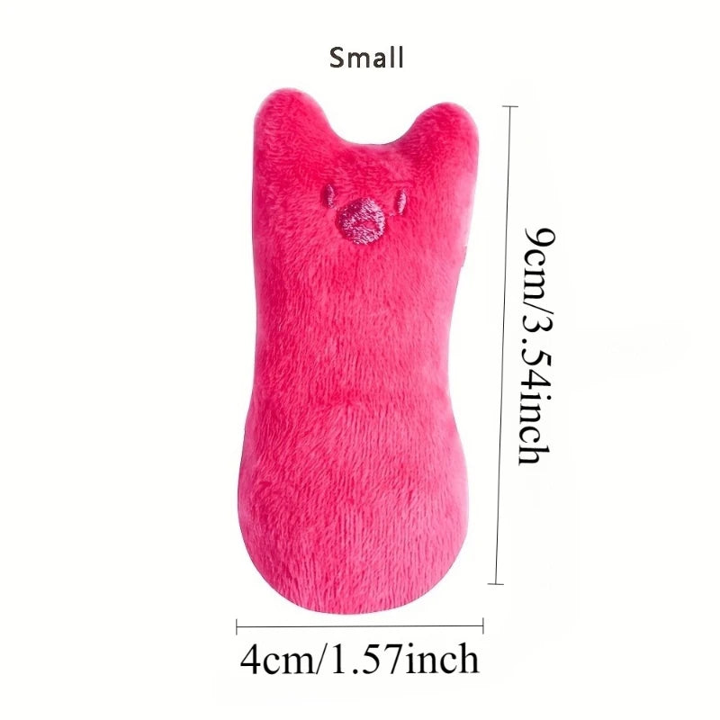 Cat Teaser Squeaky Plush Pillow Toy – Interactive Pet Toy