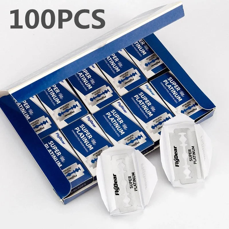 Double Edge Safety Razor Blades for Men – 30/50/100 Pack