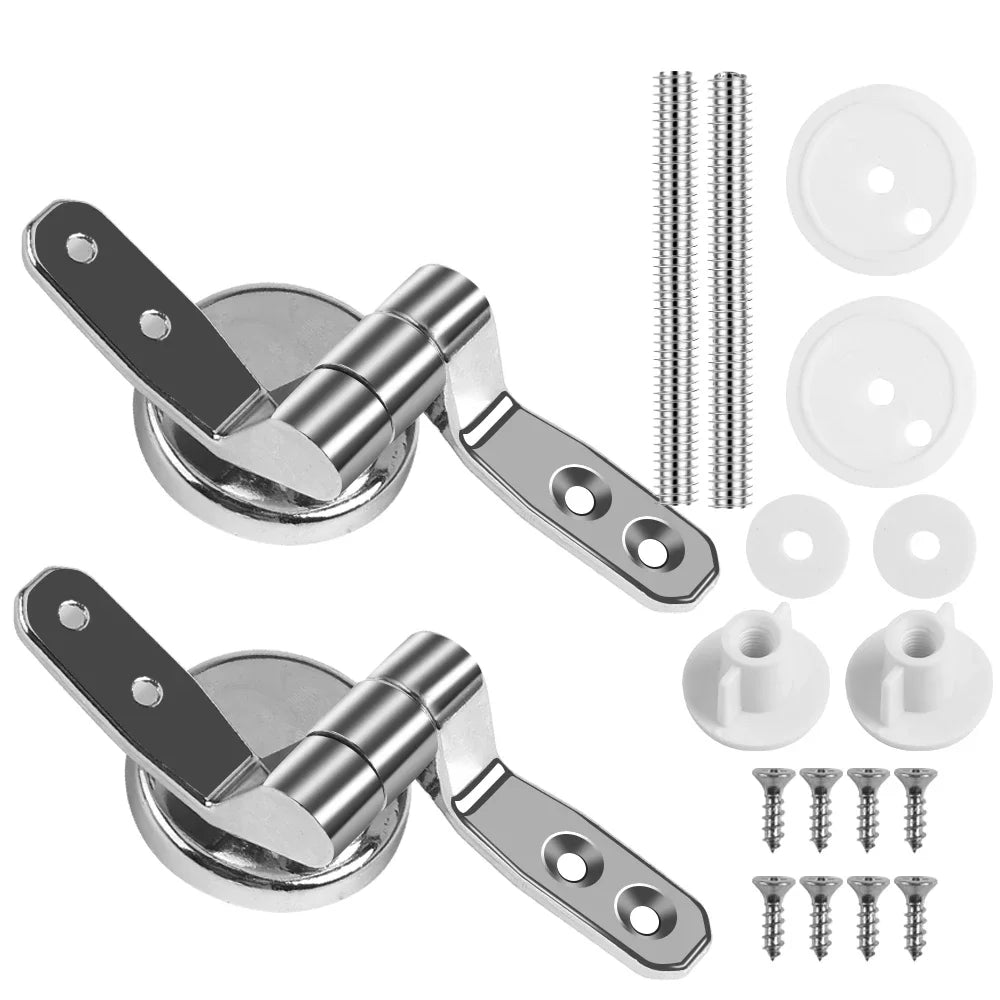Universal Toilet Seat Bolts & Quick-Release Hinge Fixing Kit
