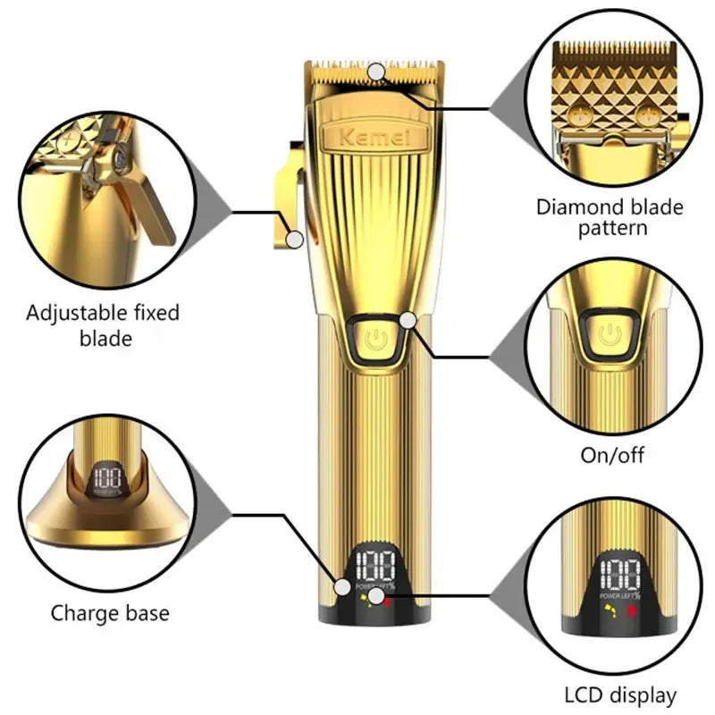 Kemei Professional Hair Trimmer & Beard Clipper for Men