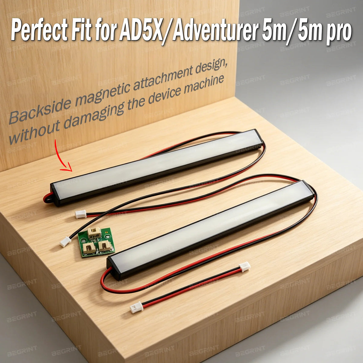 Magnetic LED Light Strip for Flashforge AD5X & Adventurer 5M Pro