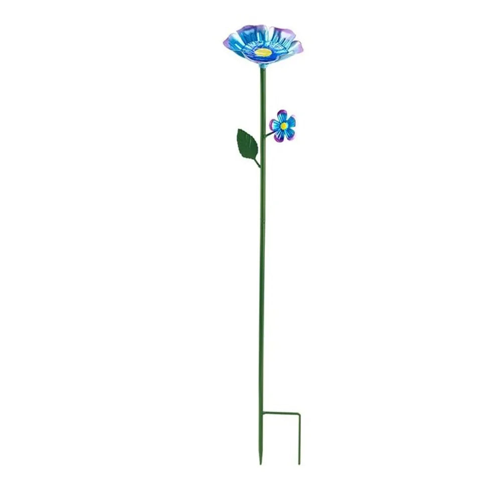Metal Bee Watering Station Flower Design – Rust-Resistant Garden