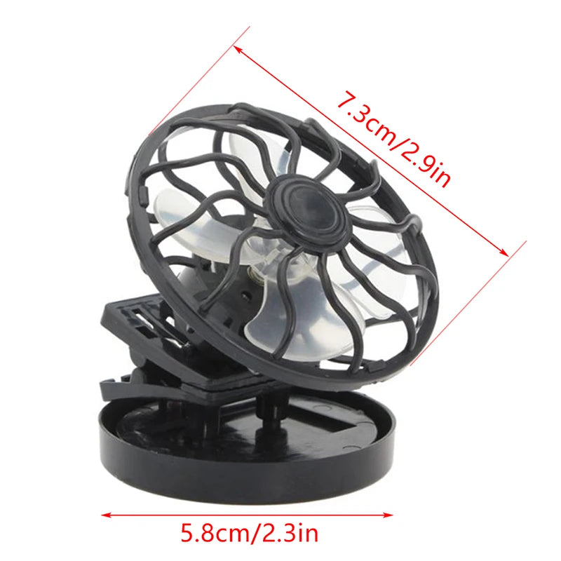 Solar Clip Fan for Hat & Cap – Portable Outdoor Cooling Fan