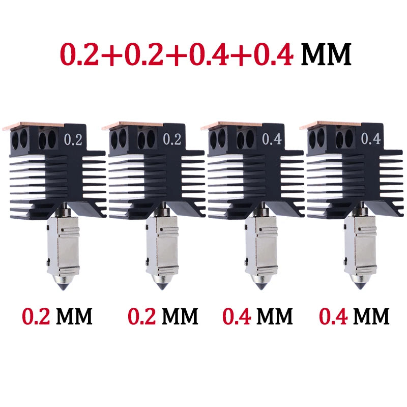 Upgraded Hotend Kit for Snapmaker U1 – Ceramic Block Plug & Play