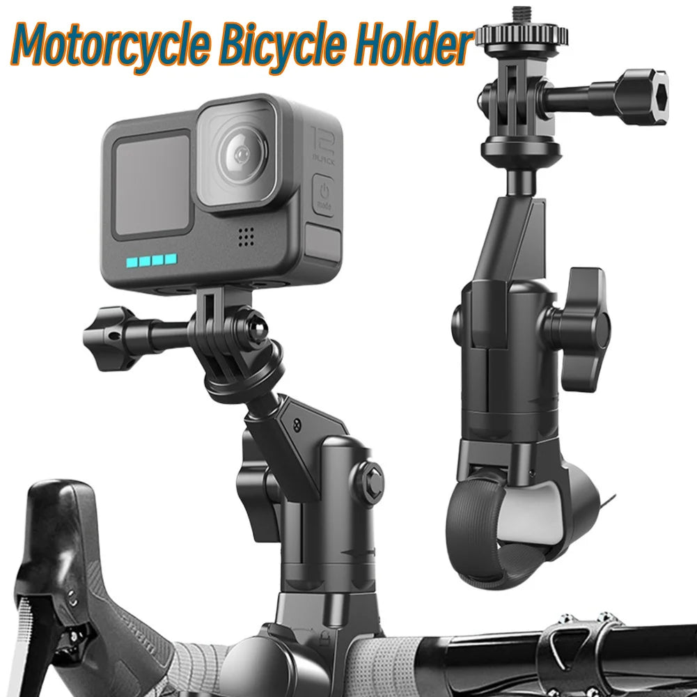 360° Rotating Bike Camera Mount for GoPro, Insta360 & DJI