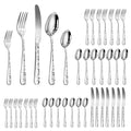 40-Piece Stainless Steel Flatware Set – Mirror Polished for 8