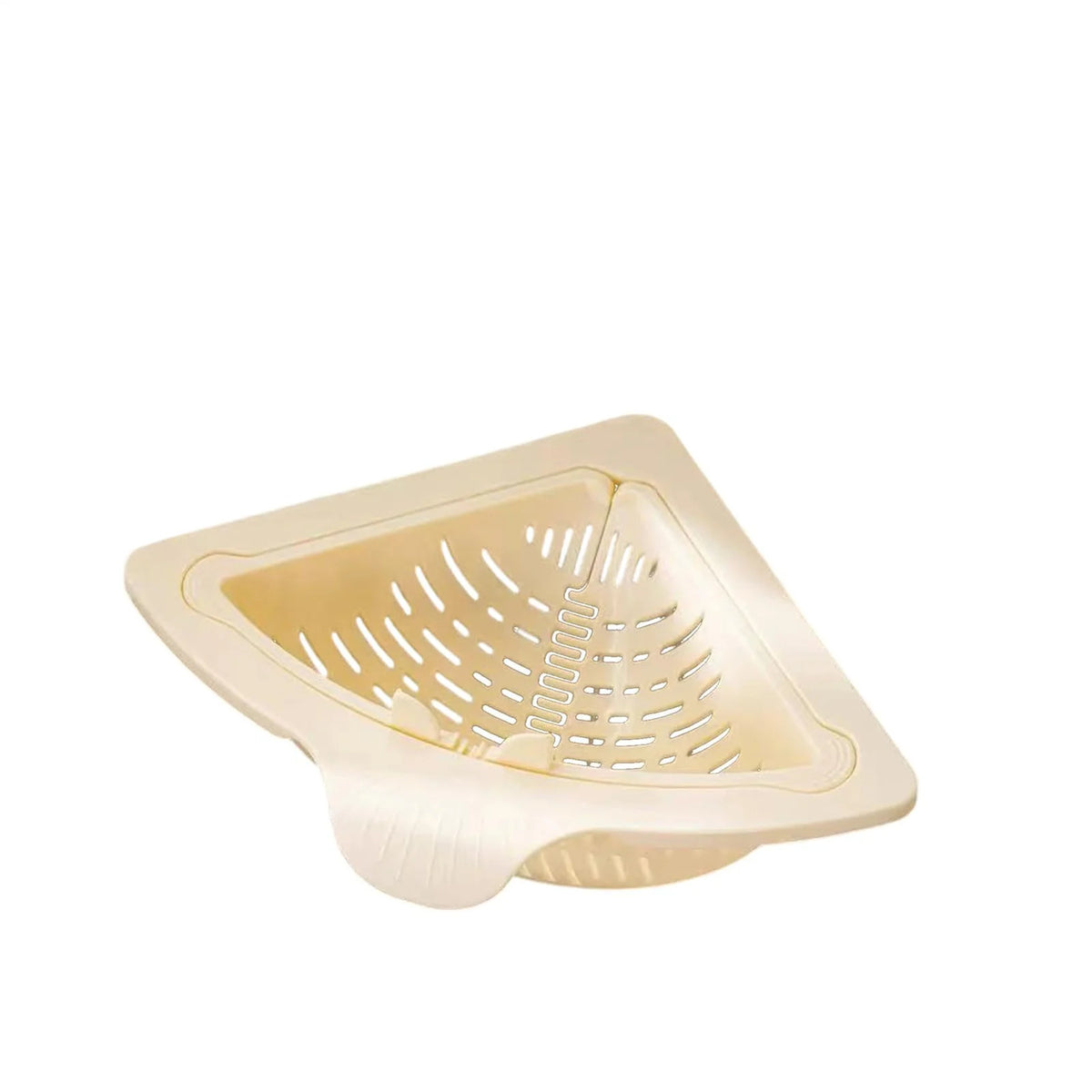 Triangular Corner Sink Drain Basket & Sponge Holder