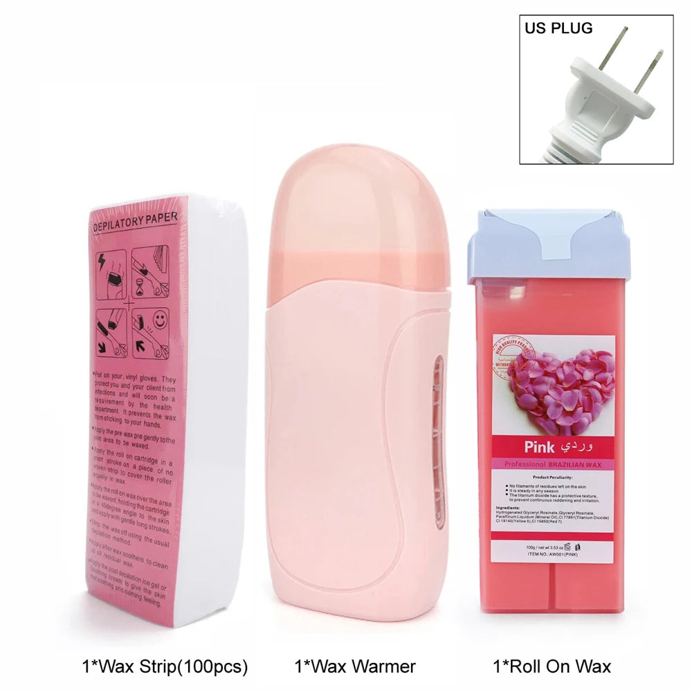 Unisex Roll-On Wax Heater Kit – Hot Cartridge Warmer Set