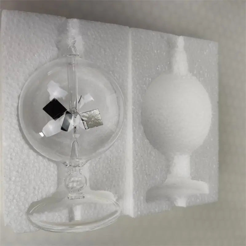 Crookes Radiometer Solar Light Spinner – Science Gift & Desk Decor