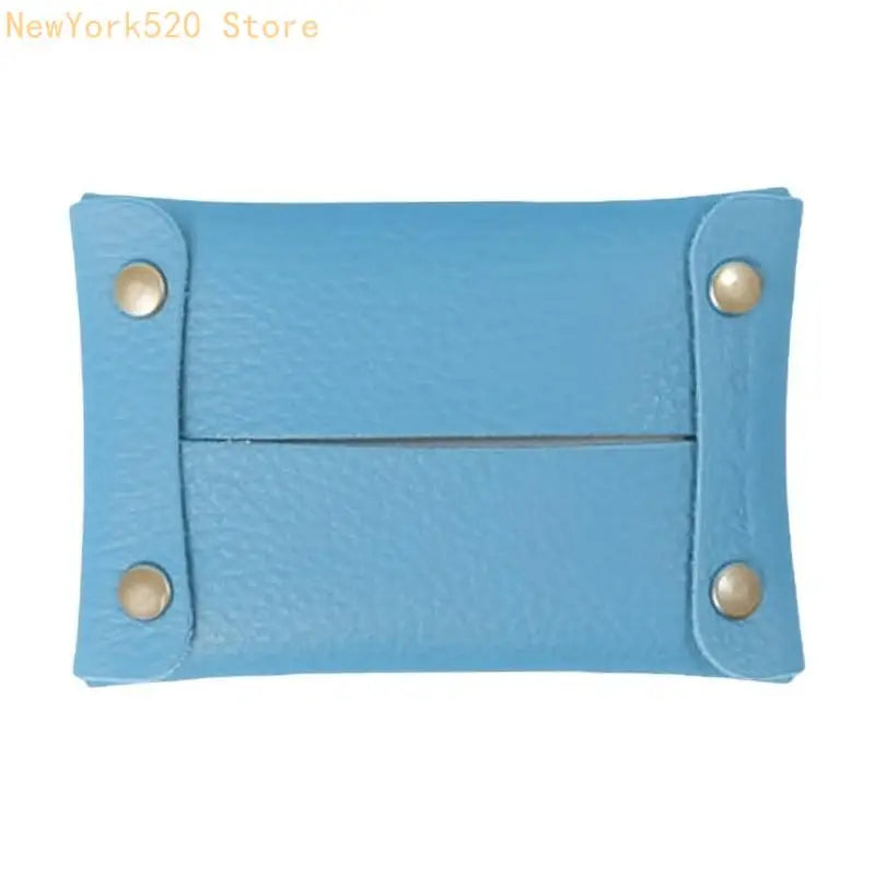 PU Leather Tissue Holder – Travel-Friendly Modern Case