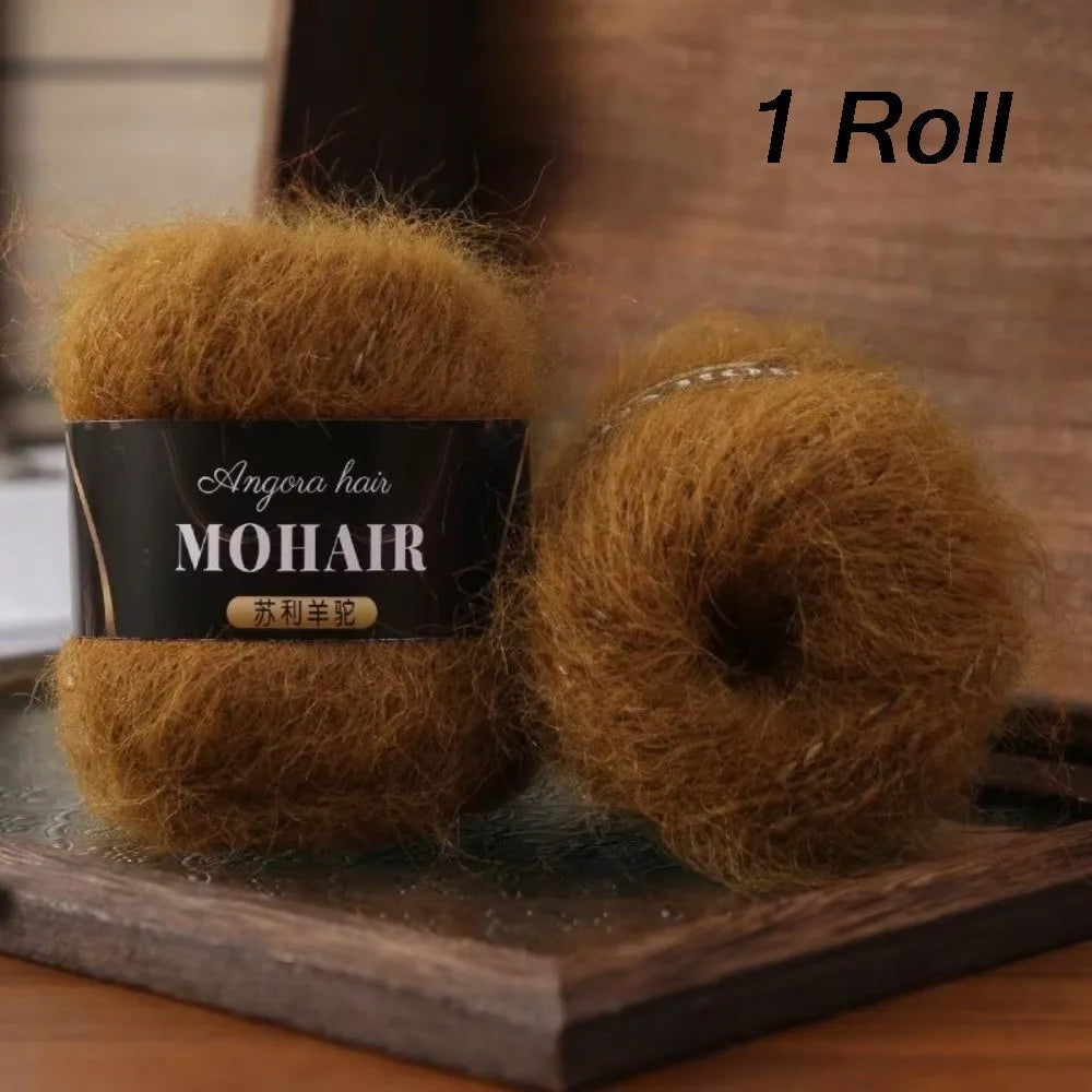 Soft Fluffy Alpaca Mohair Yarn – Knitting & Crochet