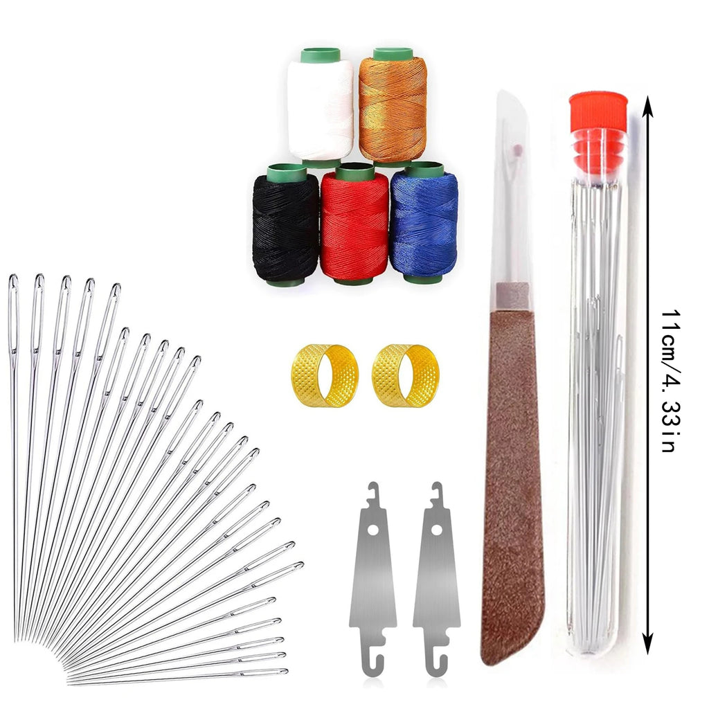 36-Piece Sewing Kit – Hand Needles, Thread Spools & Accessories