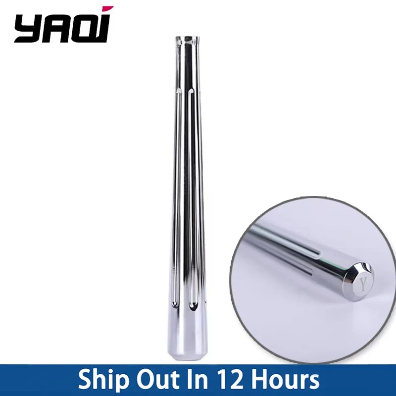 Yaqi Globe Trotter Chrome Brass Safety Razor Handle for Men