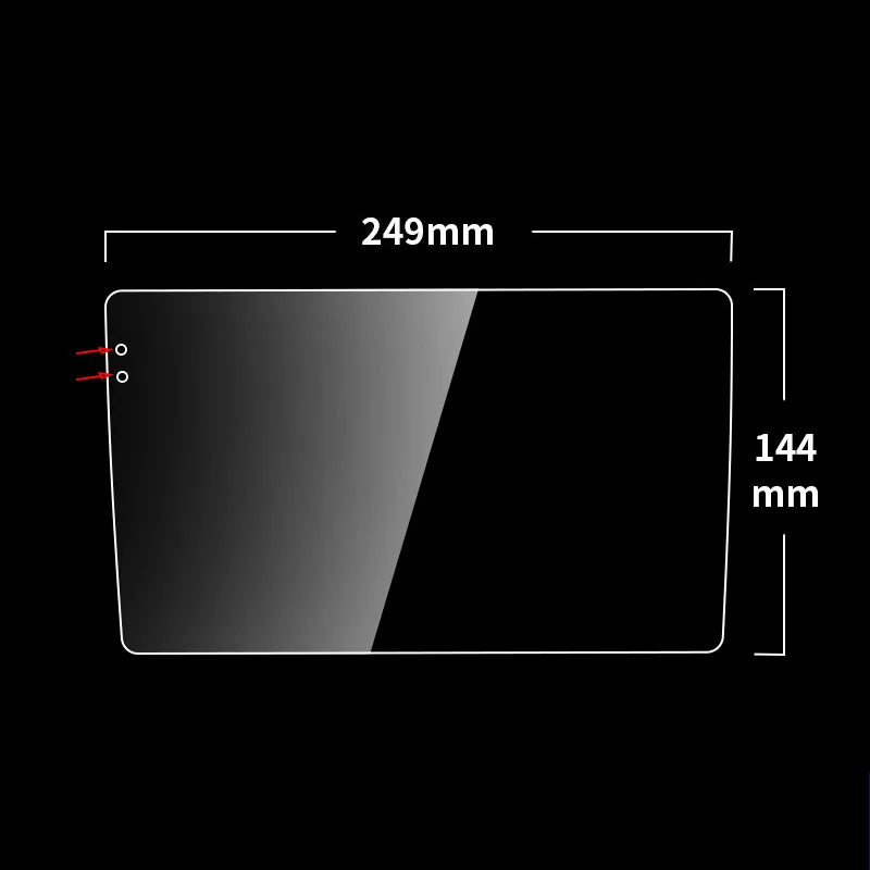 2-Pack Car Screen Tempered Glass Protector 9" 10.1" 10.2"