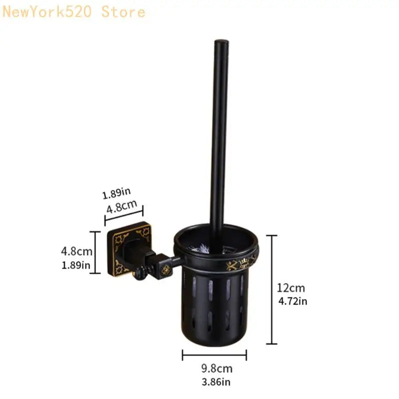 Wall Mounted Toilet Brush Removable Head – Space Saving