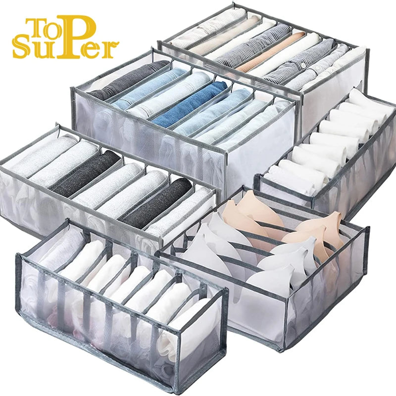Foldable Drawer Organizer – Wardrobe Storage Box for Clothes