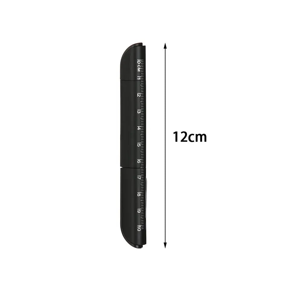 Multifunction Ballpoint Pen with Ruler – 6 Colors, 1.0mm