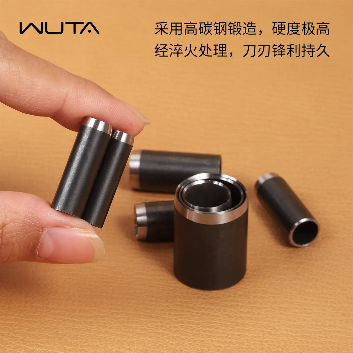 Steel Leather Hole Punch Set 1–25mm Sharp Cylindrical Punches