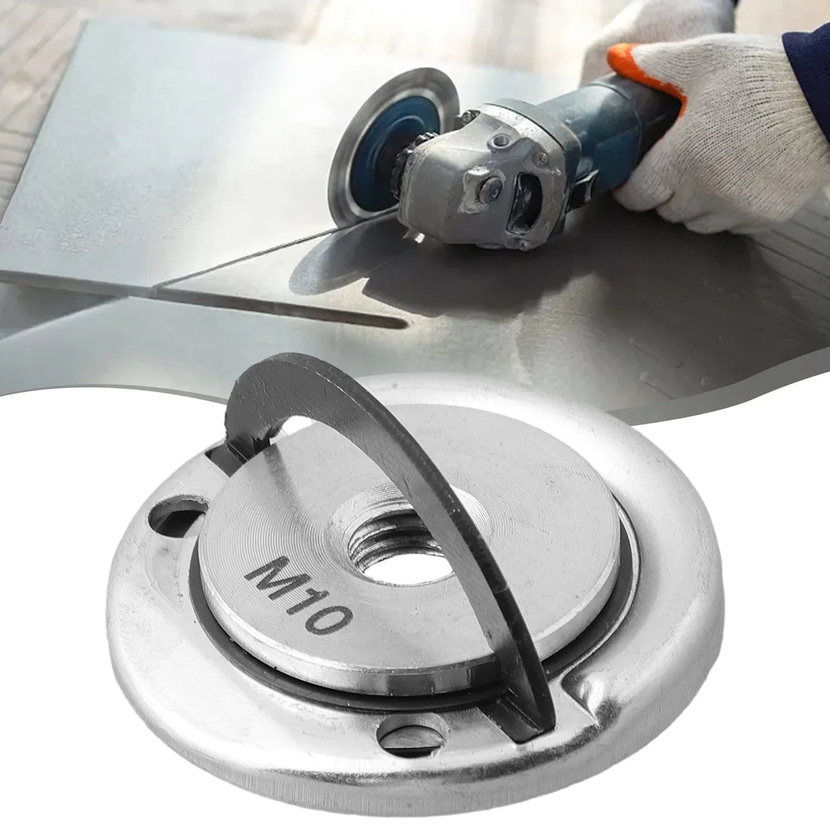 M10 Angle Grinder Self-Locking Quick-Release Pressure Plate
