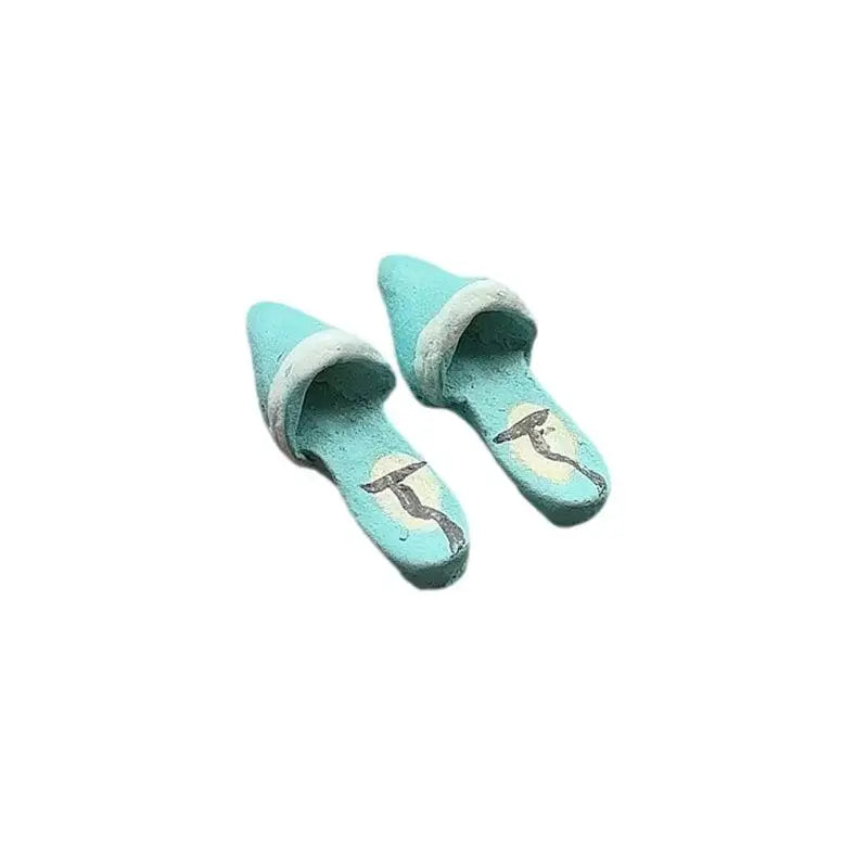 1/12 Scale Dollhouse Miniature High Heels & Slippers – 1 Pair