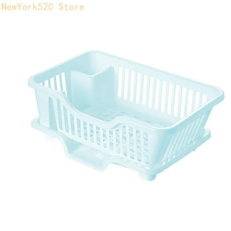 Tilted Plastic Dish Drying Rack – Fast Water Drainage