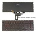 HP Omen 15-dh1000 Red Backlit US Keyboard Replacement