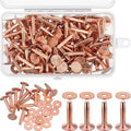 200 Pcs Size 9 Copper Rivets & Burrs Washers – 3/4 Inch