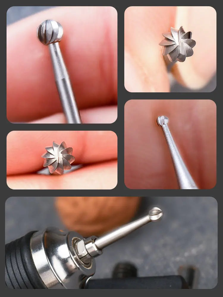 VIBE Tungsten Steel Ball Burr Milling Cutter Rotary Grinding Bit