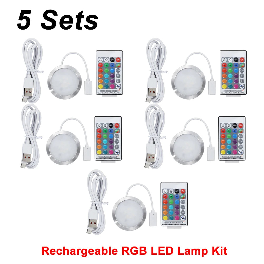 RGB LED Lamp Kit 001 for Bambu Lab 3D Printer – Rechargeable
