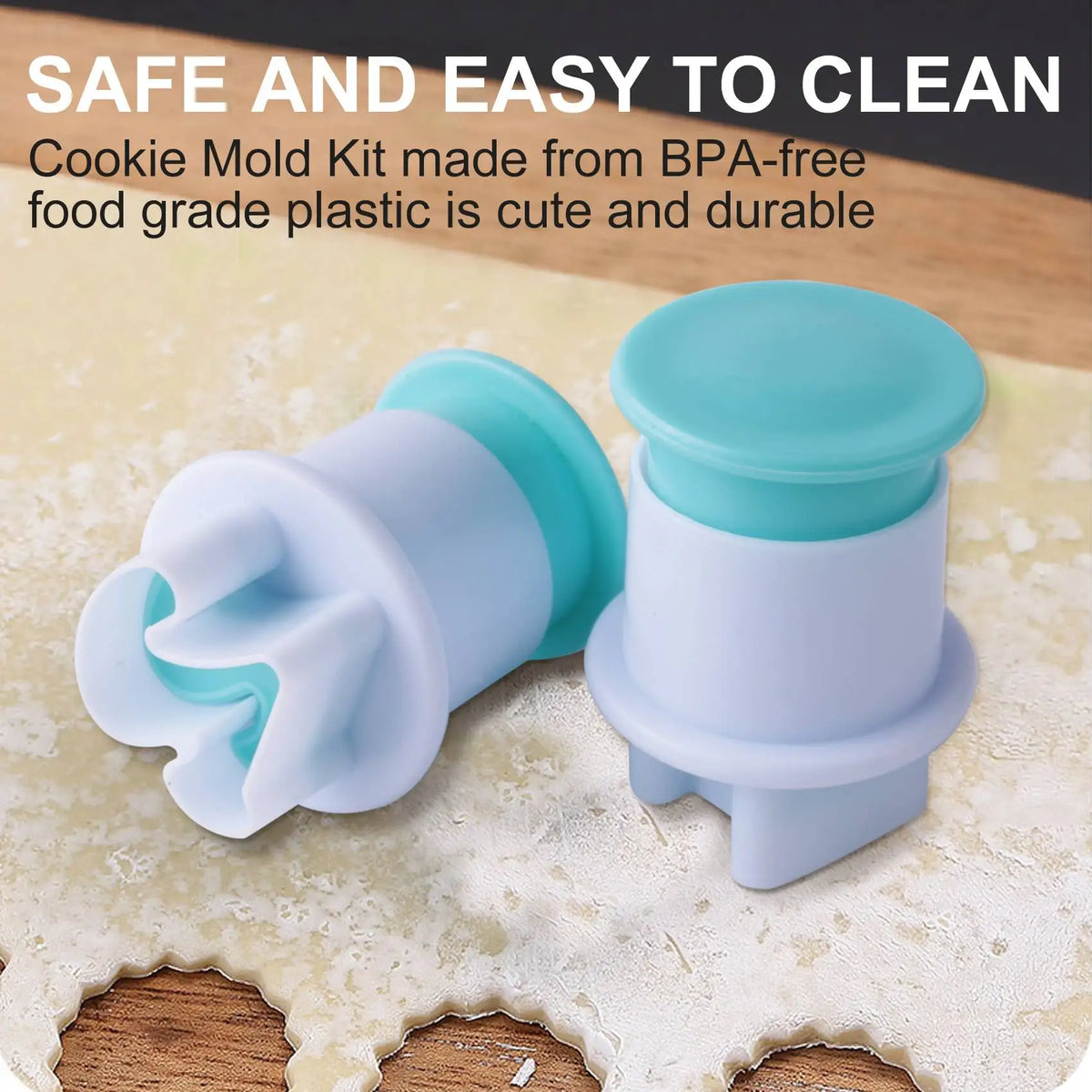 62-Pc Alphabet & Number Fondant Cookie Cutter Mold Set