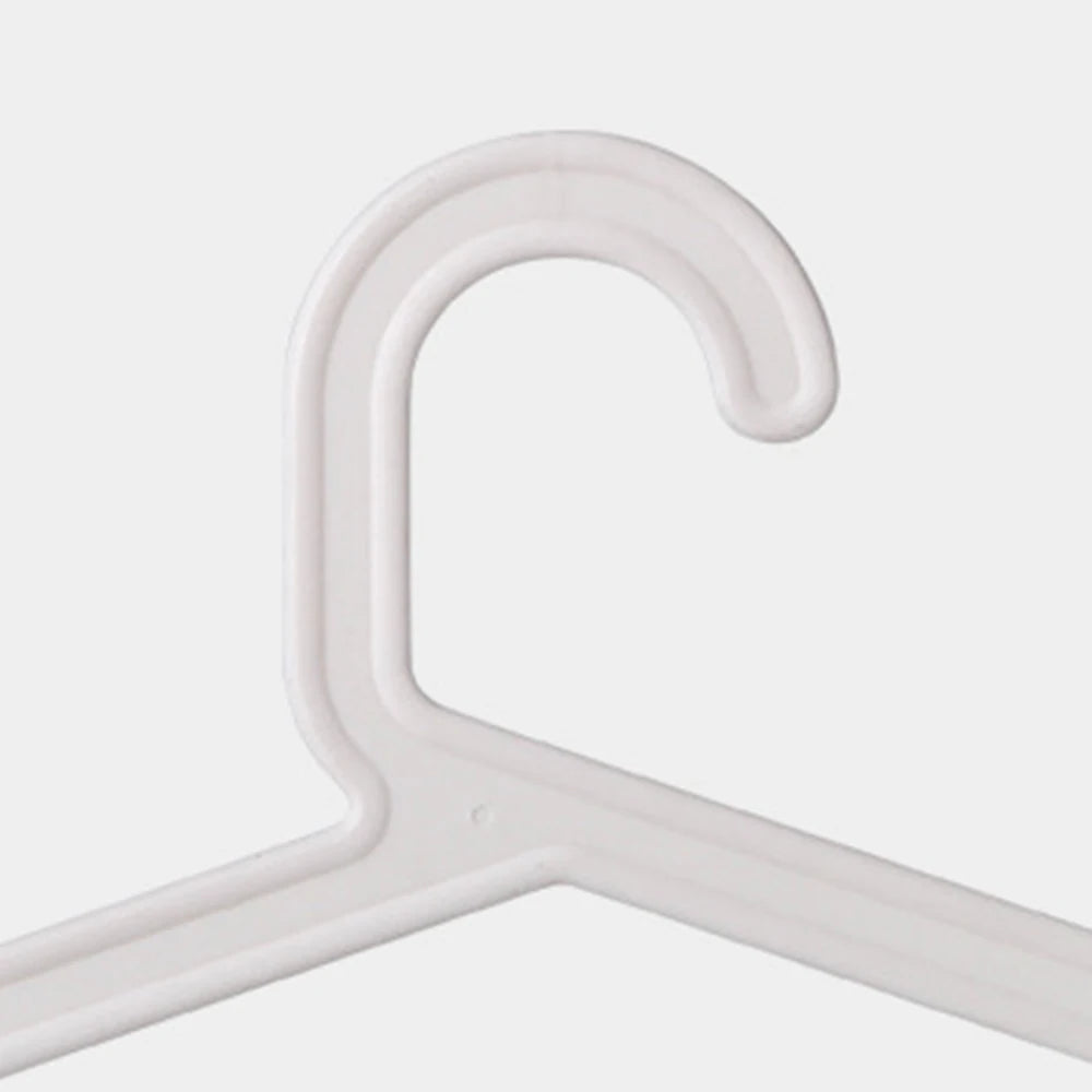 Anti-Slip Plastic Clothes Hangers for Closet – 10 Pack